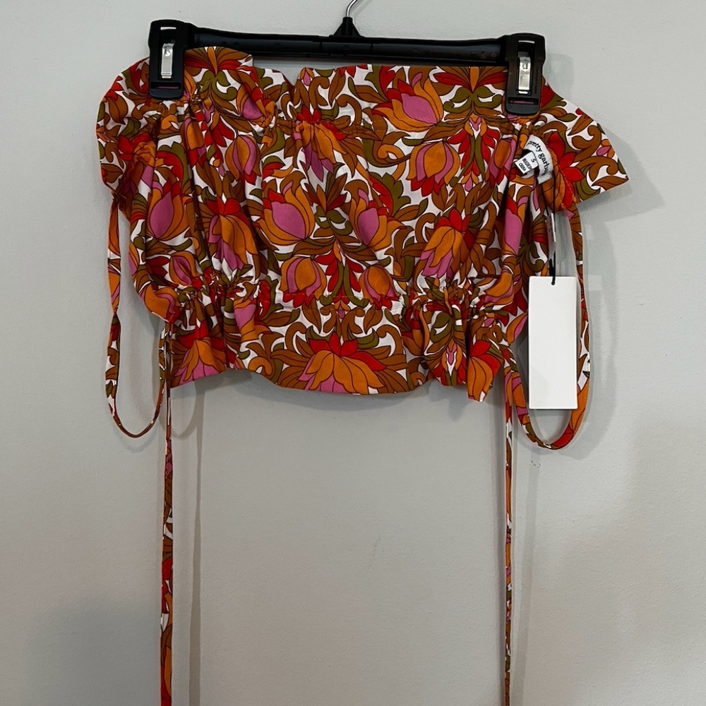 FLORAL CROP TOP